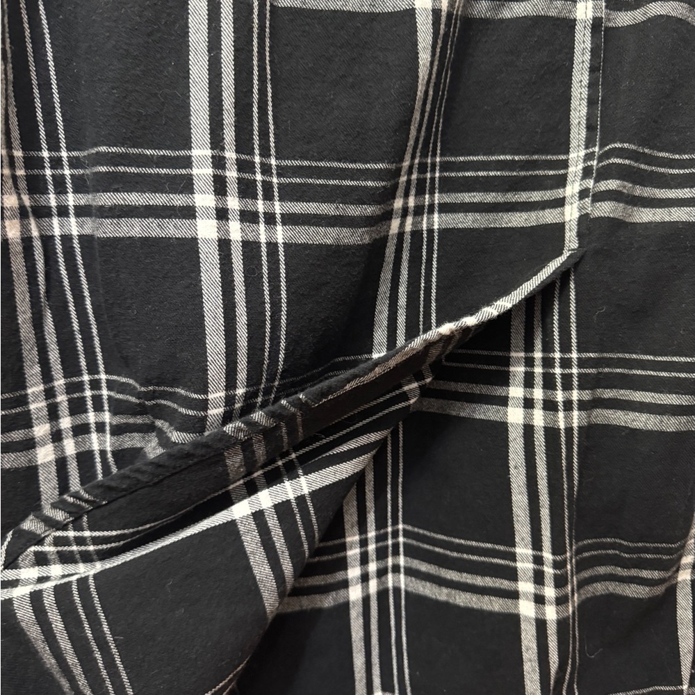 DULUTH TRADING CO Ladies Free Swinging Flannel with Split Tail Size L - Picture 8 of 11